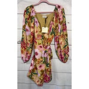 Dress Forum Size SM Wrap Dress NWT Floral Print Chic Cute